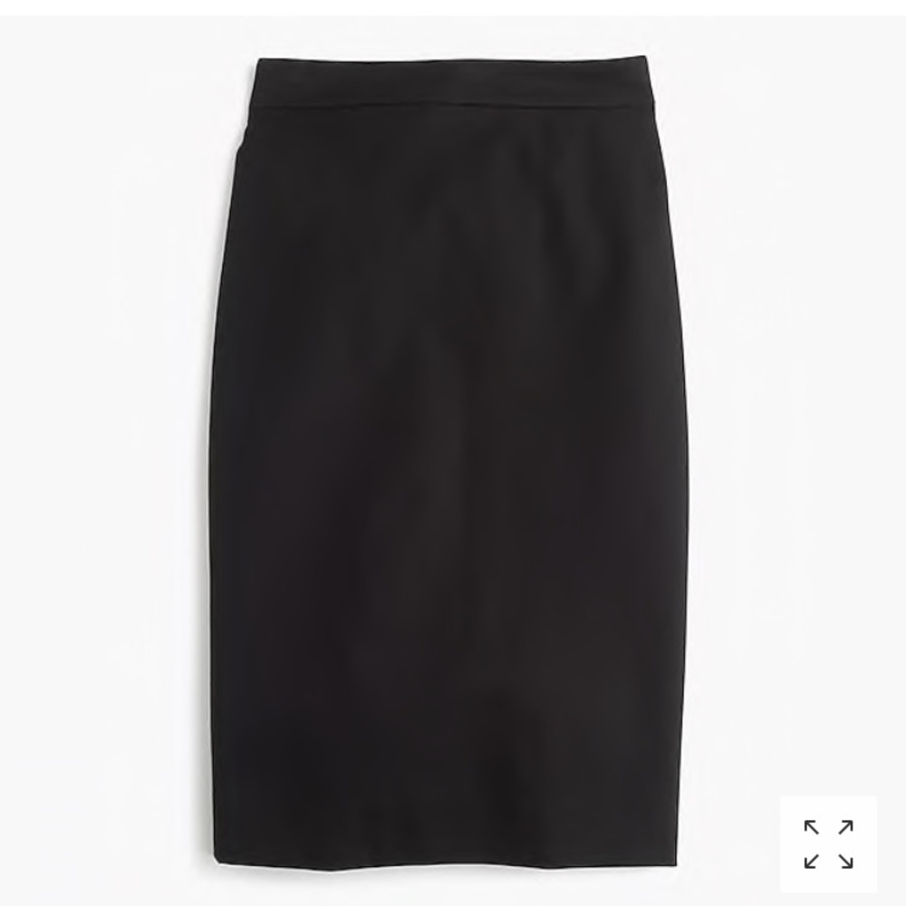 Wool pencil skirt
